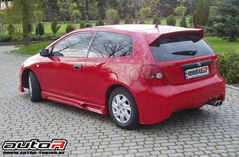 HONDA CIVIC 01-06 3D SIDESKIRTS DB9 [AUTOR]