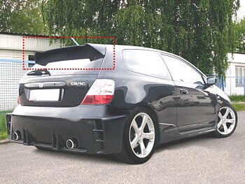 HONDA CIVIC 01-06 3D SPOILER TYPER [AUTOR]
