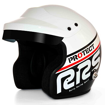 HELMET PROTECT OPEN FACE RRS FIA 8859-2015 SNELL SA2020 - BLACK