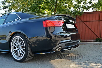 CENTRAL REAR SPLITTER AUDI A5 S-LINE (WITH A VERTICAL BAR)