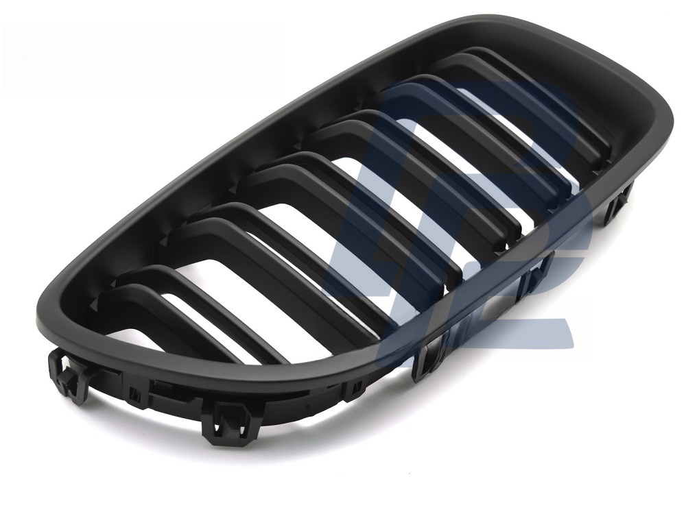 Grille Sport Matt Black Double-Slat for BMW F10 / F11 2010–2016 - 2