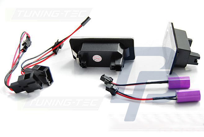 LICENSE LED LIGHTS AUDI Q5 / A4 08-10 / A5 / TT / VW PASSAT B6 KOMBI LED CREE CANBUS CLEAR - 3