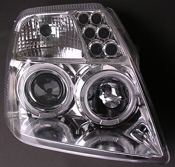 CITOEN C2 03-10 HEADLIGHTS SET CLEAR