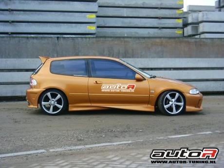 HONDA CIVIC 92-95 3D SIDESKIRTS VMAX [AUTOR]