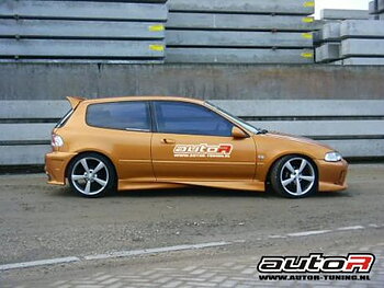HONDA CIVIC 92-95 3D SIDESKIRTS VMAX [AUTOR]