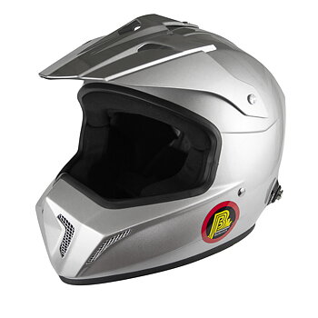 HELMET CROSS FIA 8859-2015 GREY