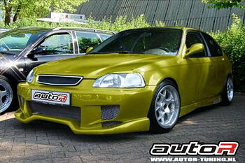 HONDA CIVIC 96-98 FRÄMRE STÖTFÅNGARE TREX [AUTOR]