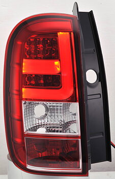 DACIA DUSTER 10+ LED TAILLIGHTS SET RED/CLEAR