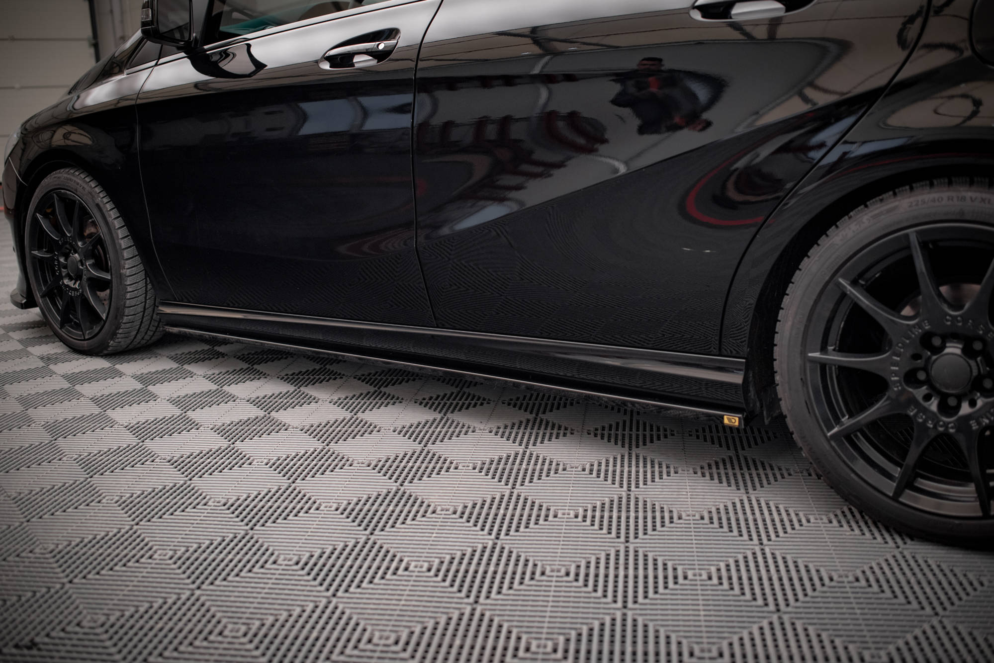Side Skirts Diffusers Mercedes B W246 Facelift - 4