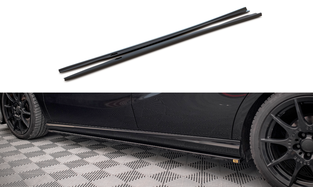 Side Skirts Diffusers Mercedes B W246 Facelift