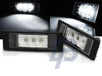 LICENSE LED LIGHTS BMW E63/E64/E81/E87/Z4/MINI LED CREE CLEAR
