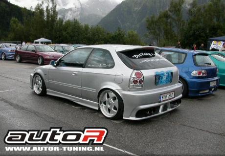 HONDA CIVIC 96-00 3D REARBUMPER OLD SCHOOL [AUTOR]