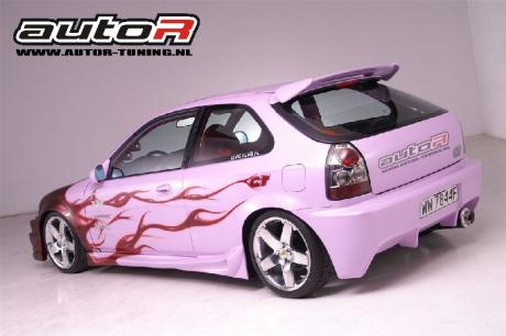 HONDA CIVIC 96-00 3D BAKRE STÖTFÅNGARE DRIFTER [AUTOR]