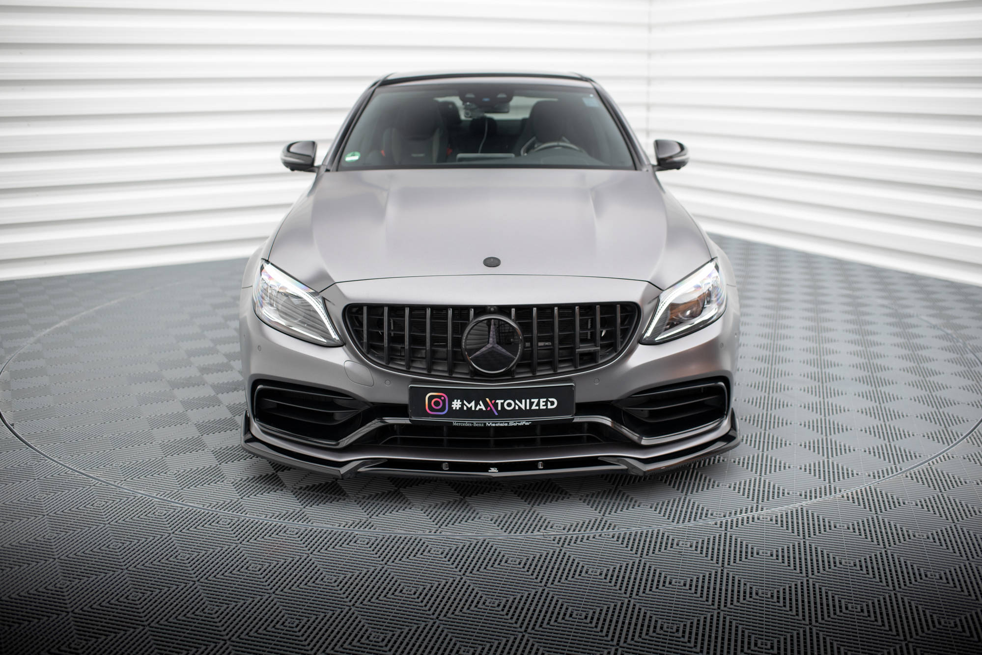 Front Splitter V.2 Mercedes-AMG C63 Sedan / Estate W205 Facelift - 3