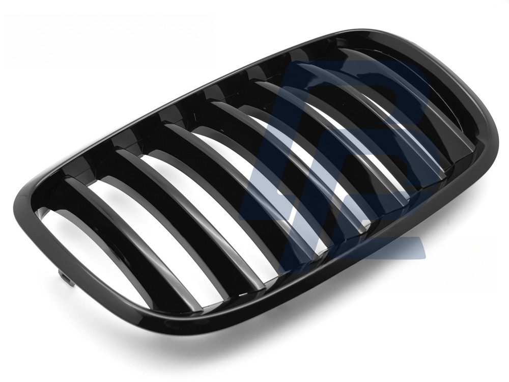 Grille Gloss Black for BMW X5 E70 2007–2013 / X6 E71 2008–2014 - 3