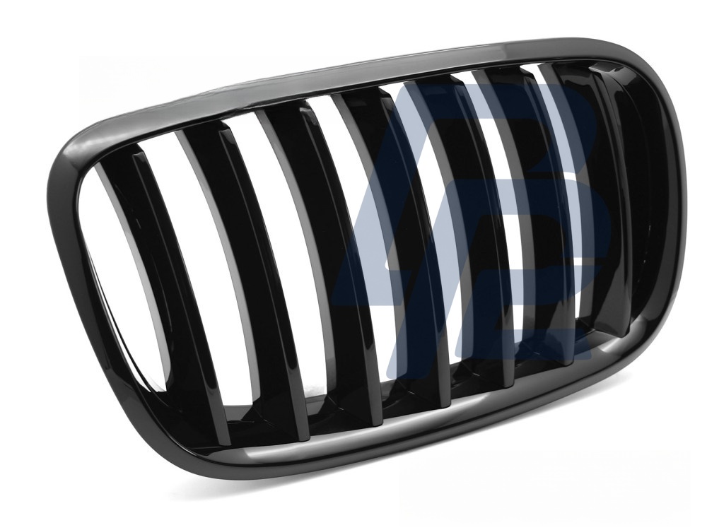 Grille Gloss Black for BMW X5 E70 2007–2013 / X6 E71 2008–2014 - 2