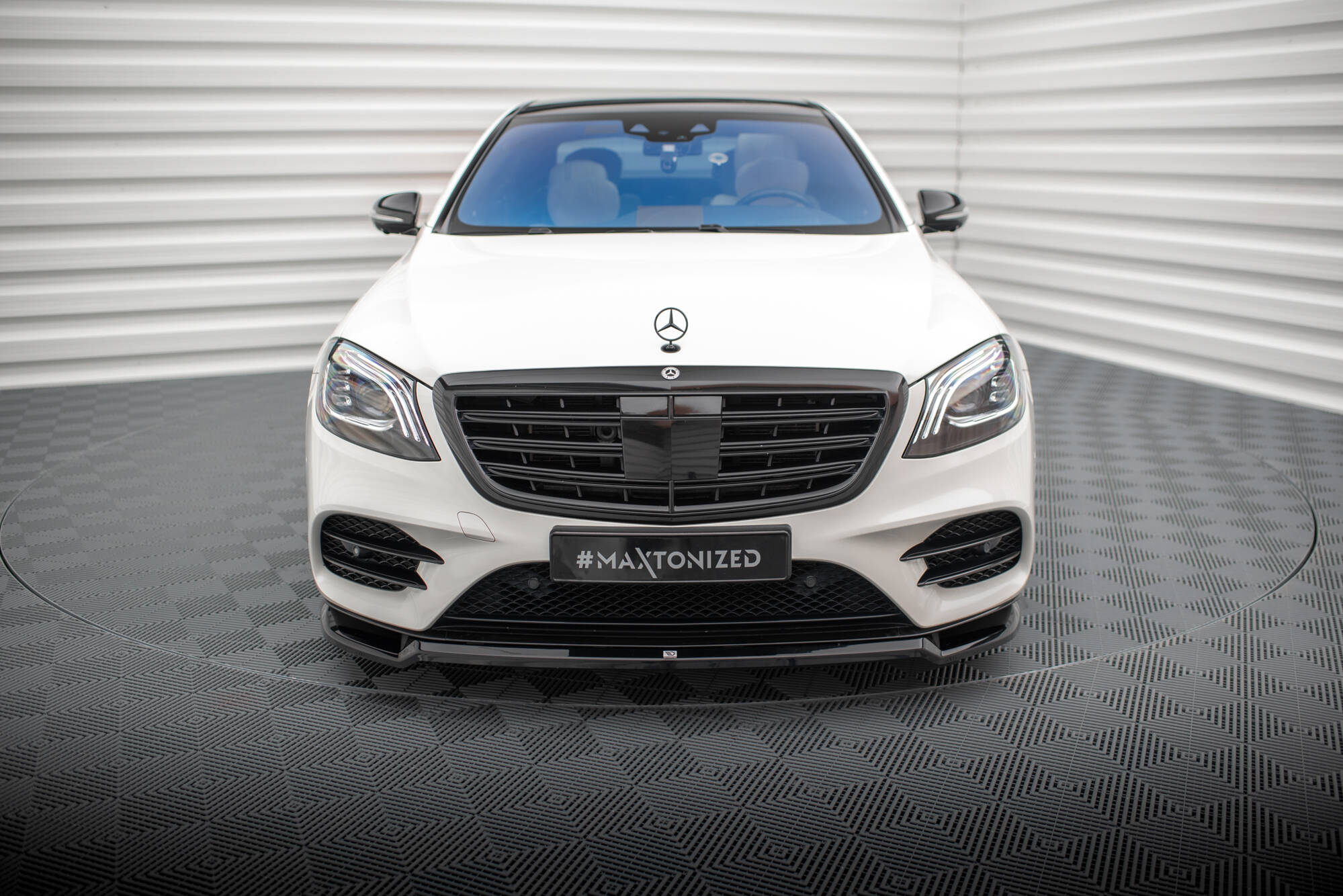 Front Splitter V.1 Mercedes-Benz S AMG-Line W222 Facelift - 2