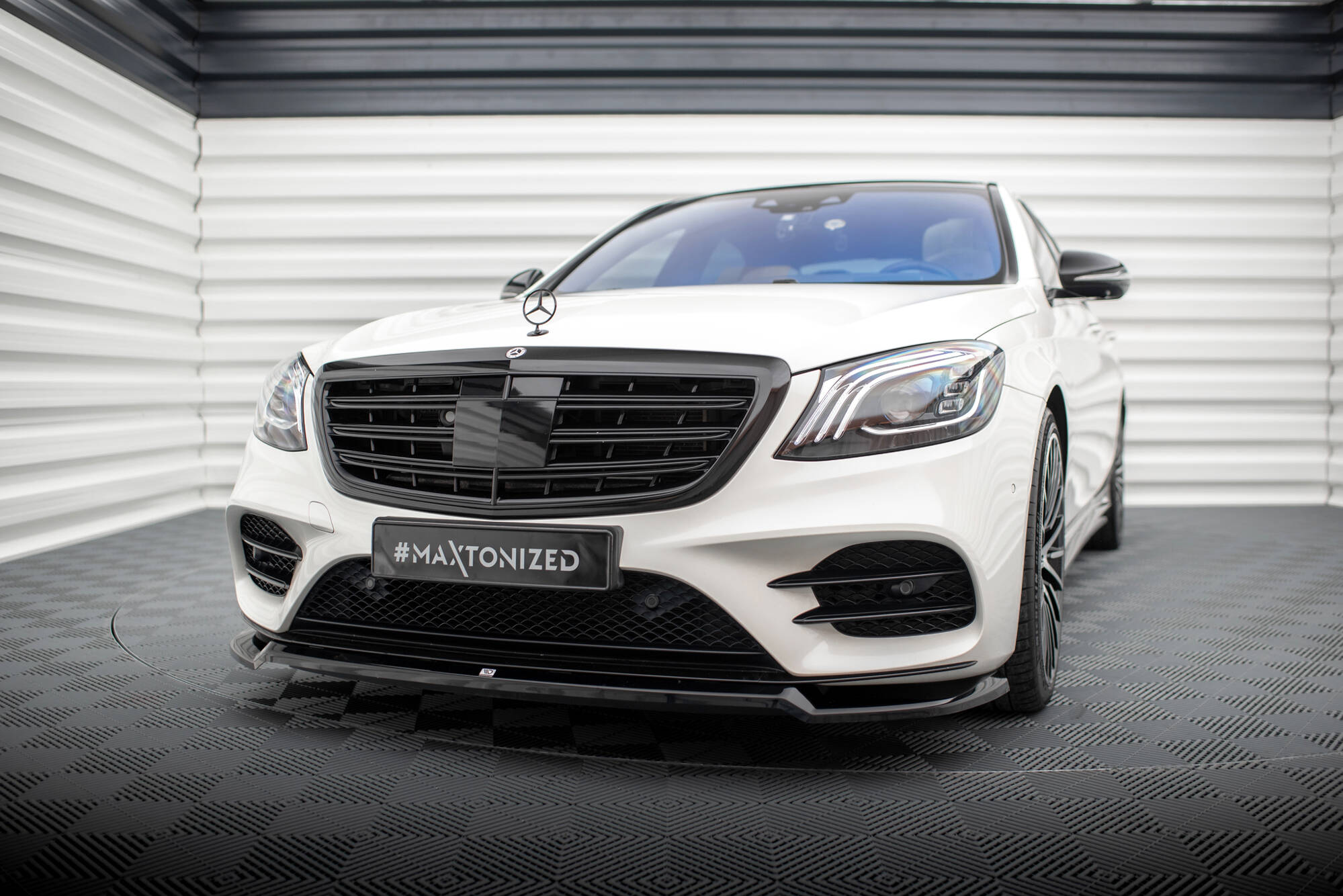 Front Splitter V.1 Mercedes-Benz S AMG-Line W222 Facelift - 3
