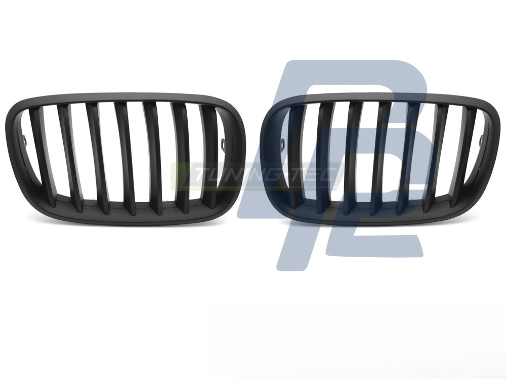 Grille Matt Black for BMW X5 E70 2007–2013 / X6 E71 2008–2014 - 5