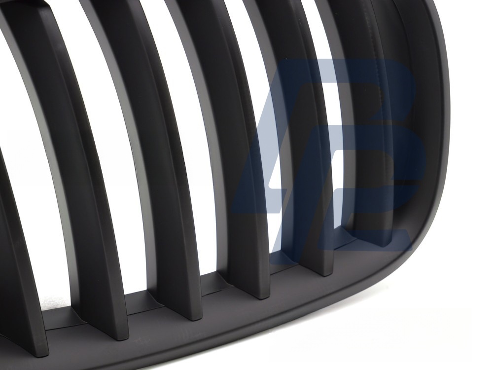 Grille Matt Black for BMW X5 E70 2007–2013 / X6 E71 2008–2014 - 3