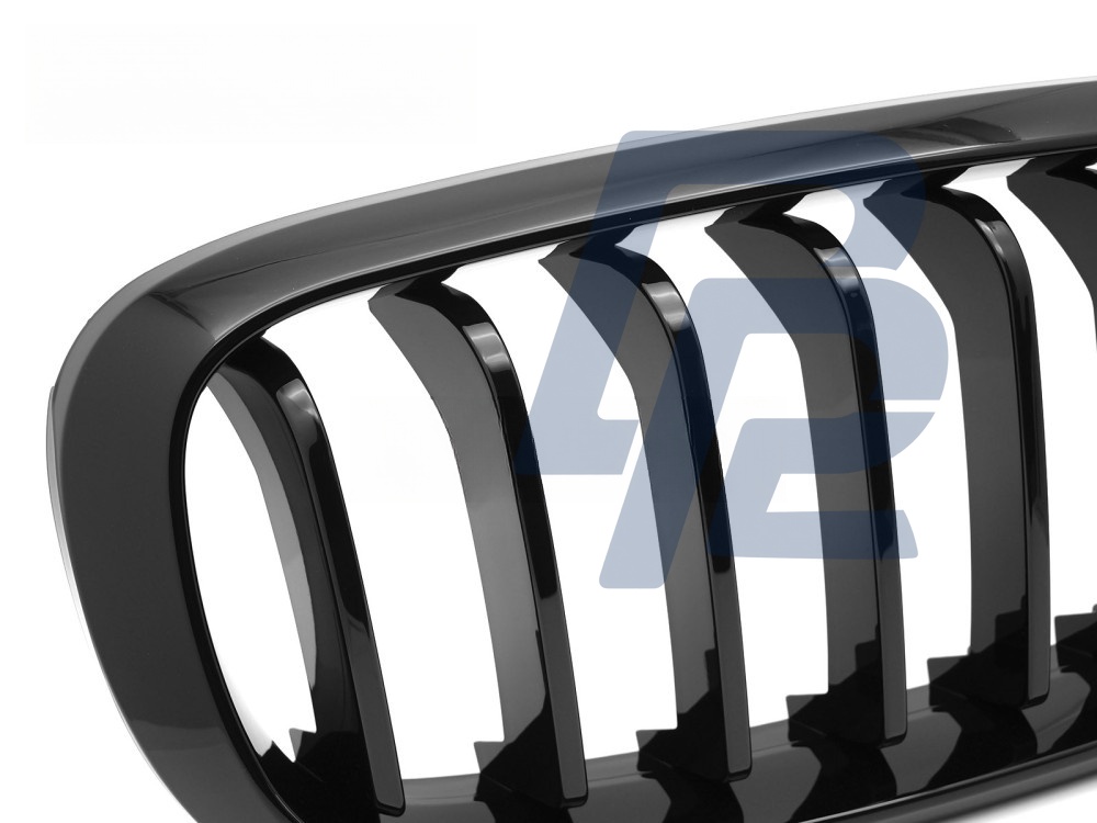 Grille Gloss Black for BMW X5 F15 2013–2018 / X6 F16 2014–2019 - 4