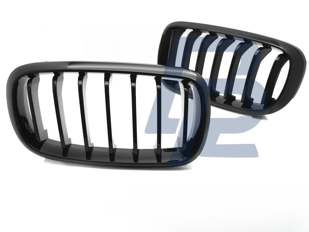 Grille Gloss Black for BMW X5 F15 2013–2018 / X6 F16 2014–2019 - 3