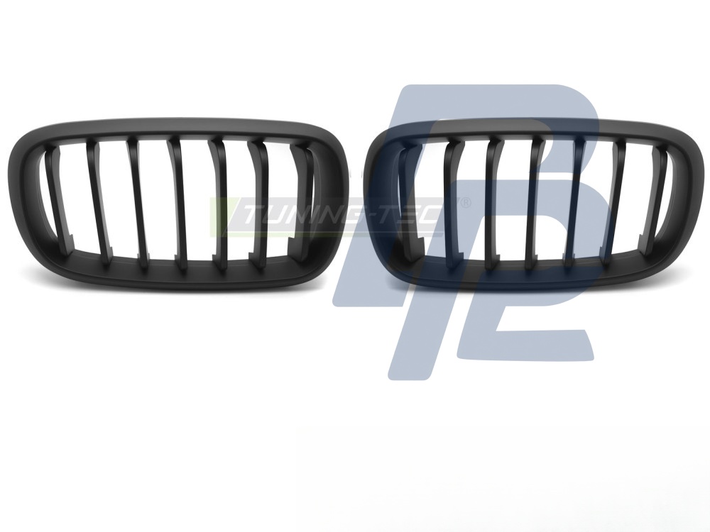 Grille Matt Black for BMW X5 F15 2013–2018 / X6 F16 2014–2019 - 4