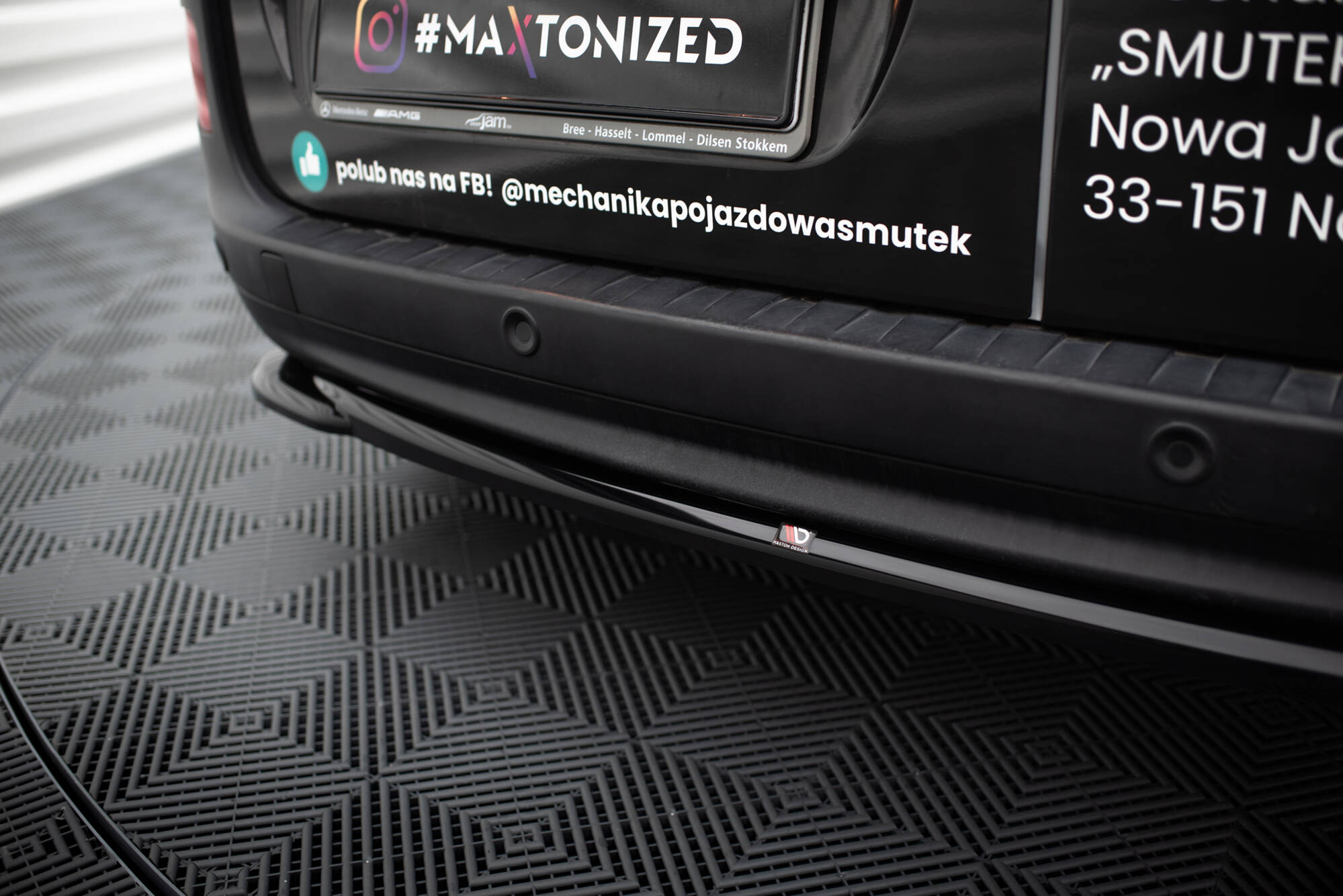 Central Rear Splitter Mercedes-Benz Citan Mk1 - 4