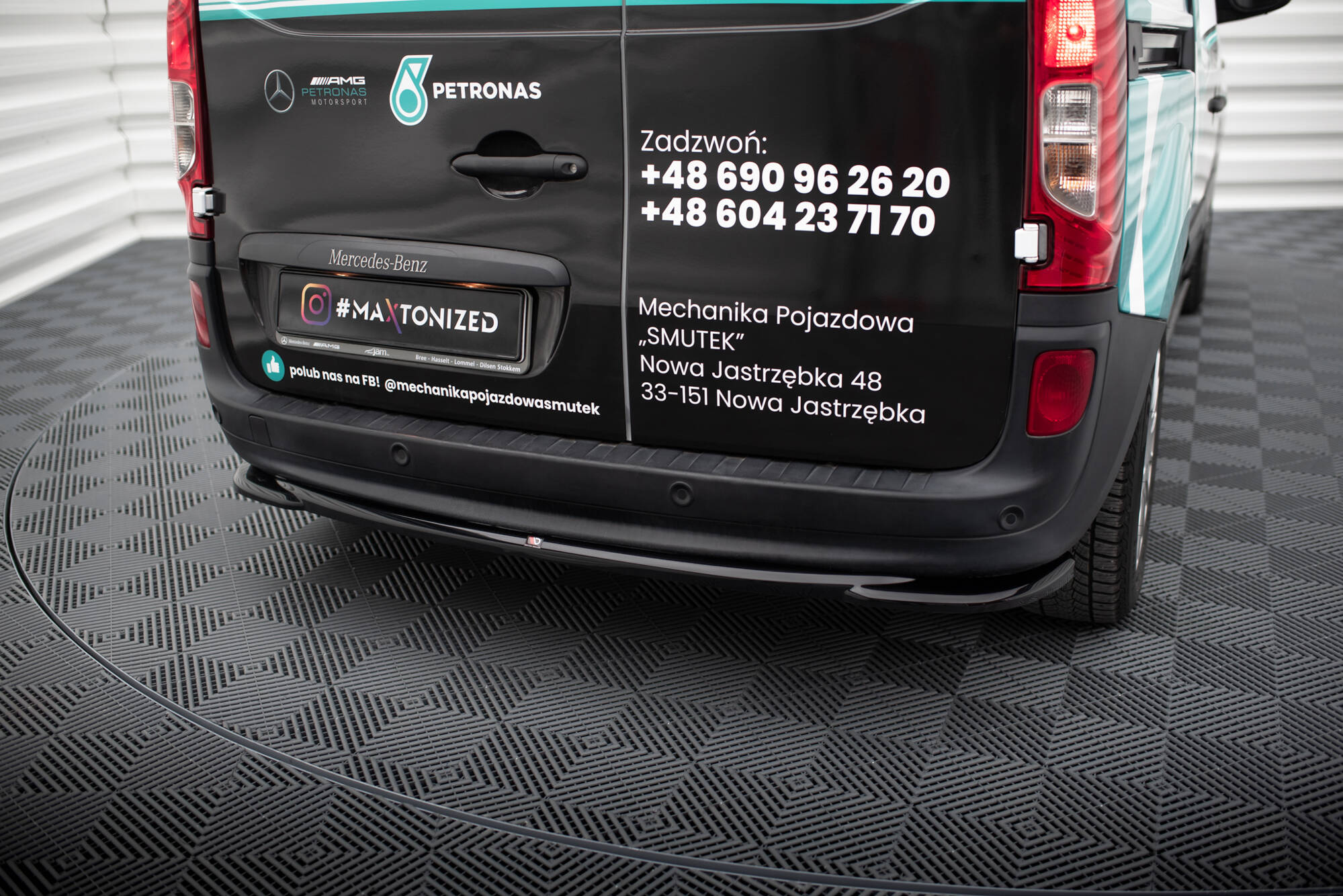 Central Rear Splitter Mercedes-Benz Citan Mk1 - 3
