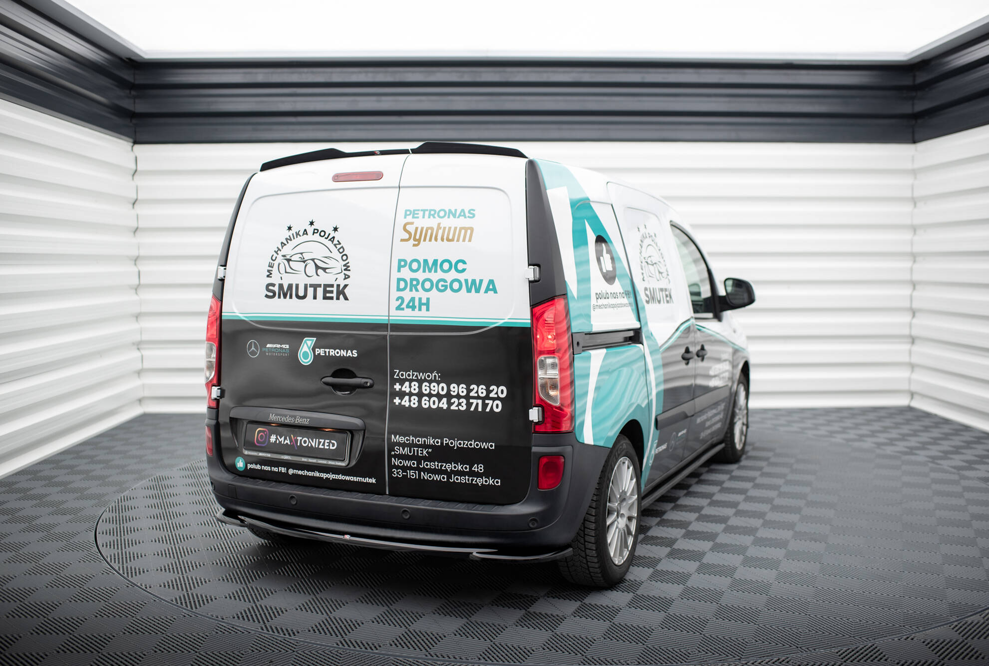 Central Rear Splitter Mercedes-Benz Citan Mk1 - 2