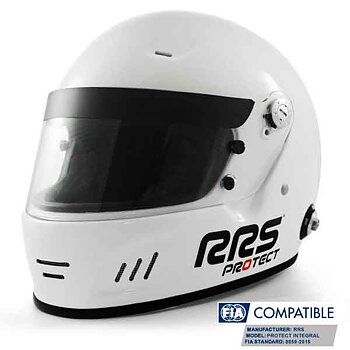 PACK RRS FULL-FACE HELMET PROTECT CIRCUIT FIA 8859-2015 SNELL SA2020 + HANS®