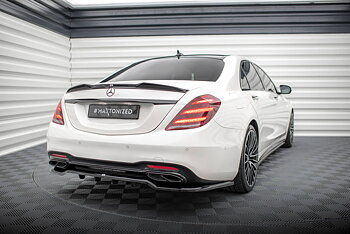Central Rear Splitter (Vertical Bars) Mercedes-Benz S AMG-Line W222 Facelift