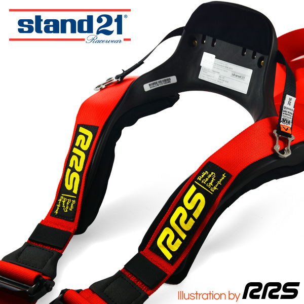 PACK RRS BLACK FULL-FACE HELMET PROTECT CIRCUIT FIA 8859-2015 SNELL SA2020 + HANS® - 6