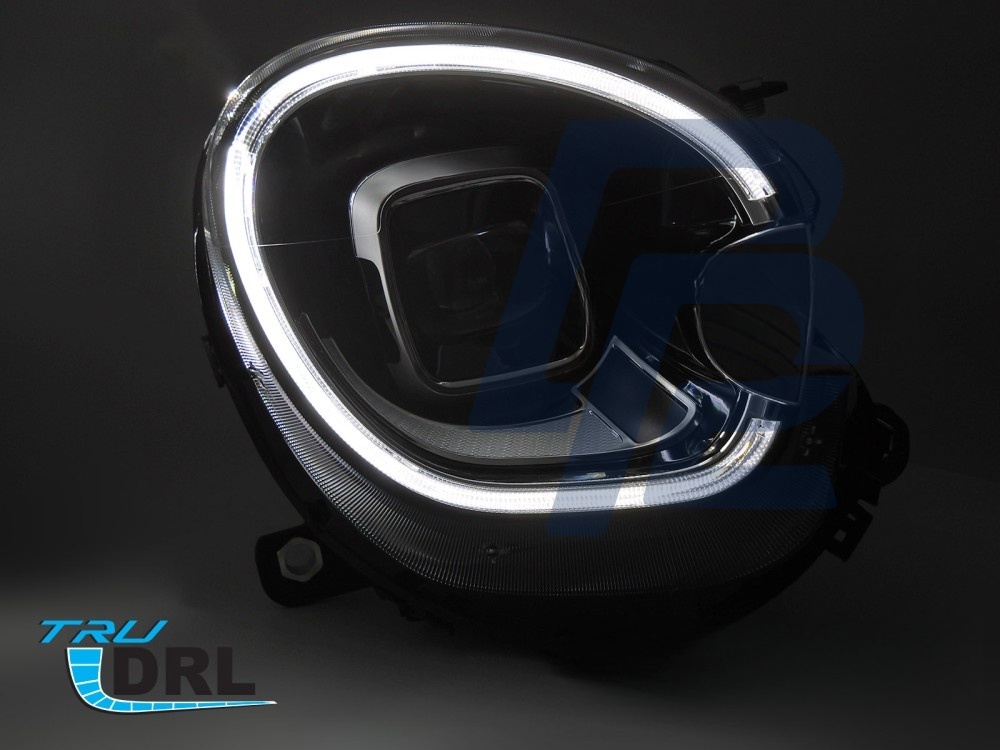 Headlights Full LED DRL Tube Light Black for Mini Cooper R60 R61 2010–2016 - 2