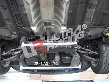 HYUNDAI ACCENT 06+ / KIA RIO 1.4 ULTRA-R REAR LOWER BAR 472