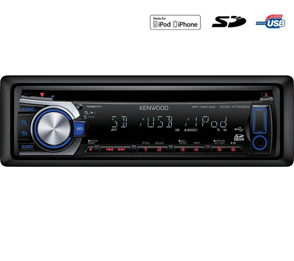 BILSTEREO CD/MP3 USB/SD/IPOD KDC-4751SD