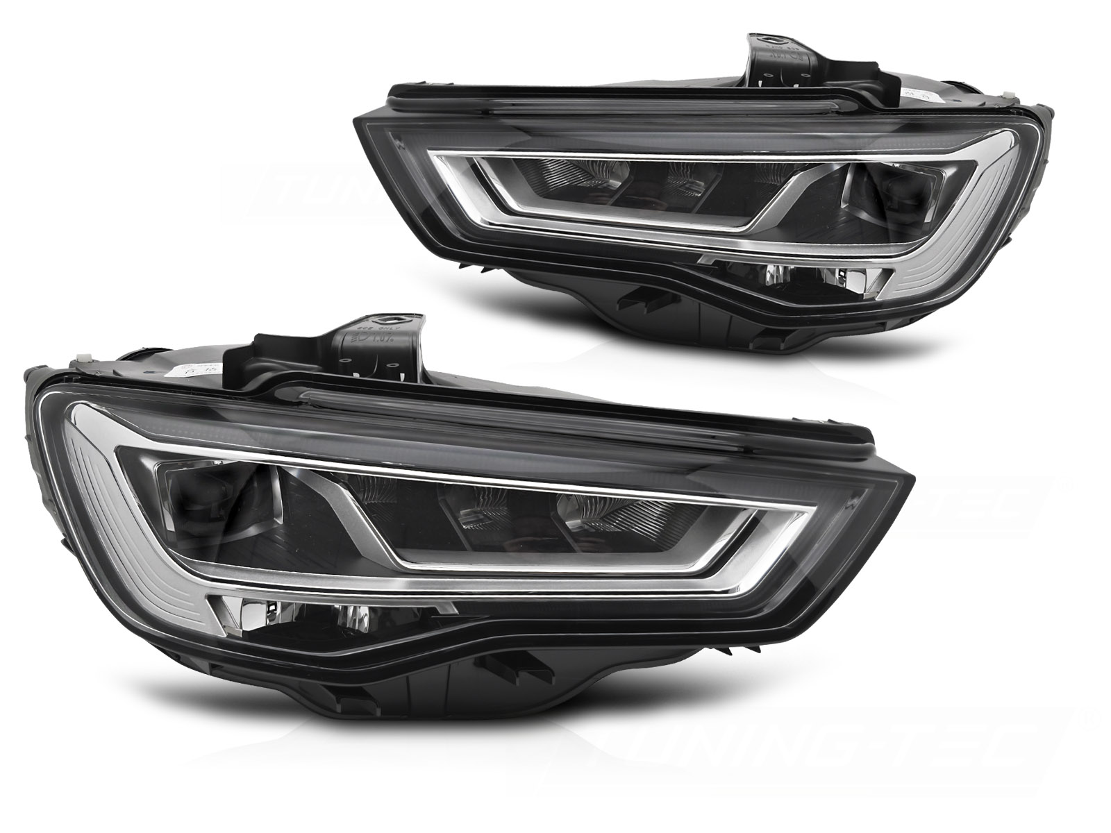STRÅLKASTARE FULL SEKVENTIELL LED DRL TILL AUDI A3 8V 2012-2016