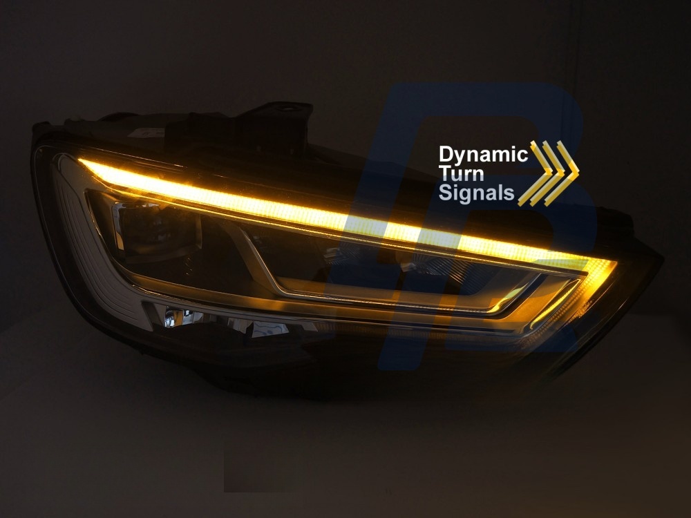 Headlights Full LED Sequential DRL for Audi A3 8V 2012–2016 - 5