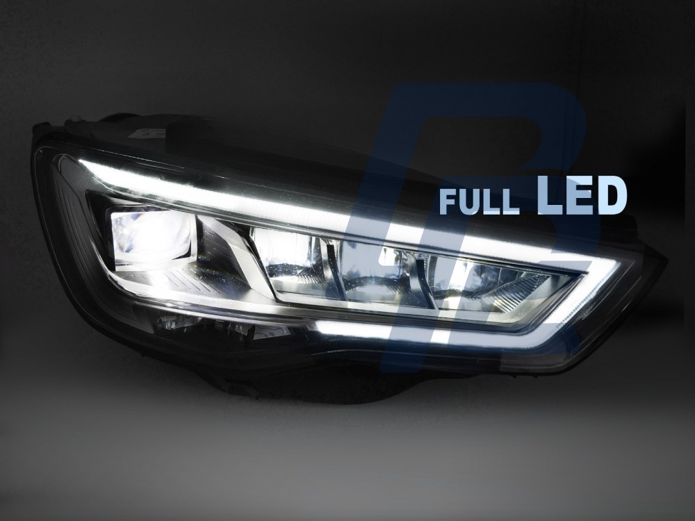 Headlights Full LED Sequential DRL for Audi A3 8V 2012–2016 - 3