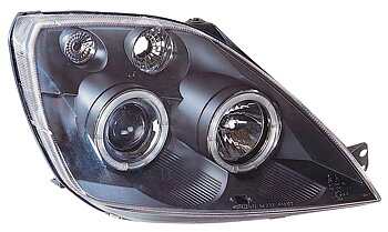FORD FIESTA MK5 02-08 STRÅLKASTARE SET SVARTA
