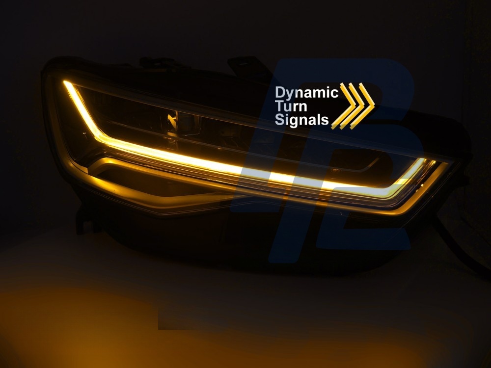 Headlights Full LED Sequential DRL for Audi A6 C7 2014–2018 - 2