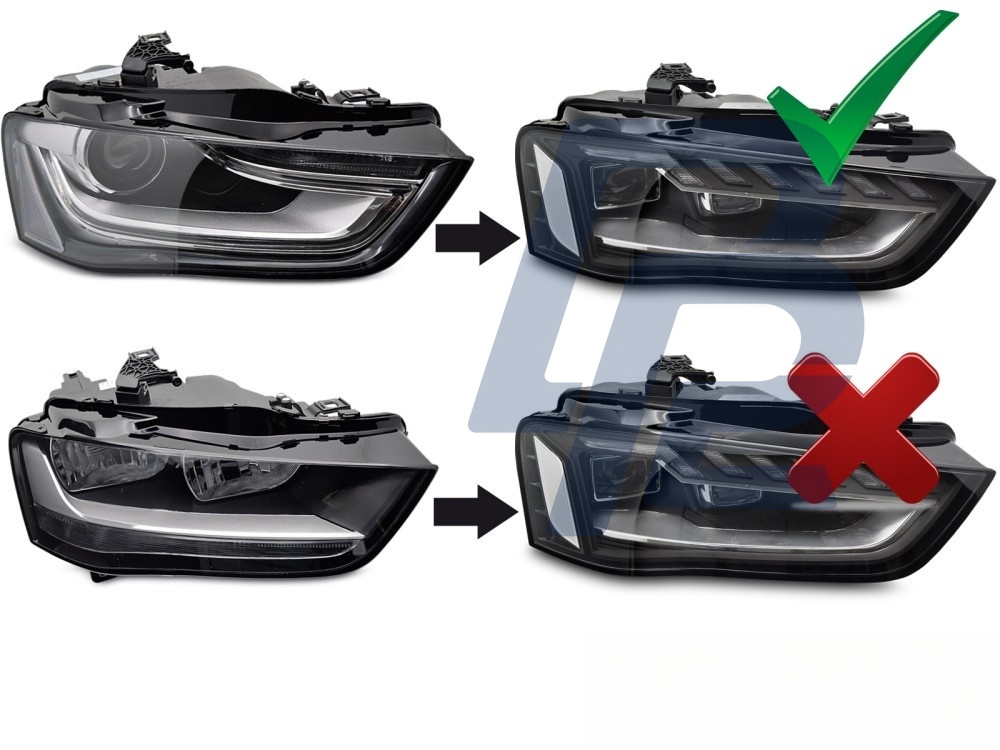 Headlights Full LED Sequential DRL for Audi A4 B8 2012–2015 - 5