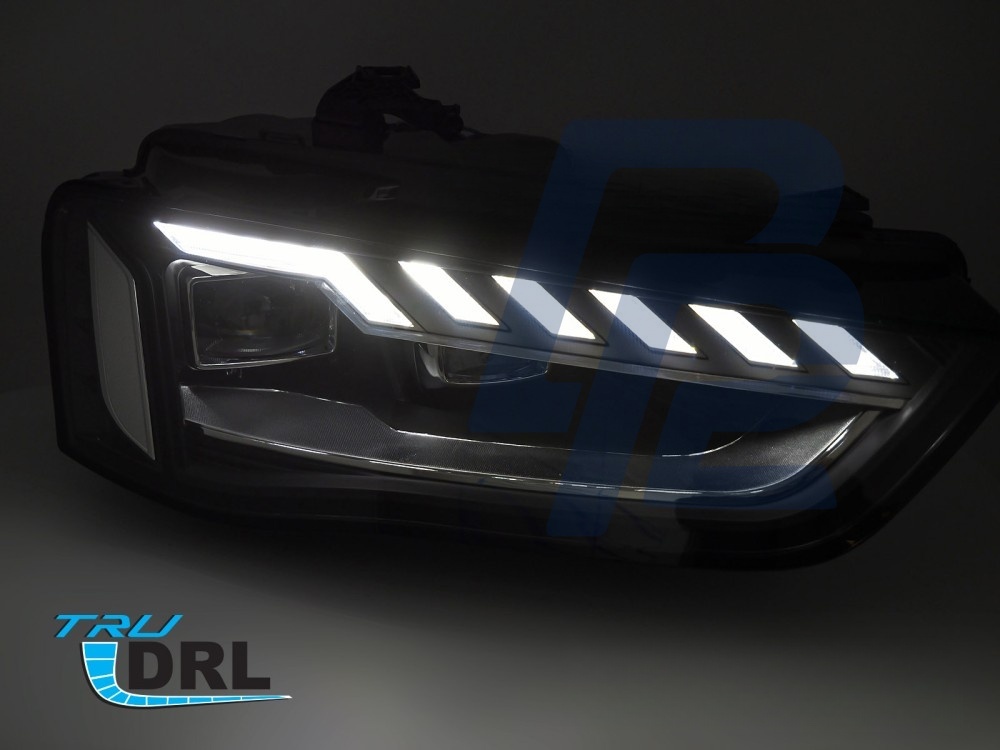 Headlights Full LED Sequential DRL for Audi A4 B8 2012–2015 - 3