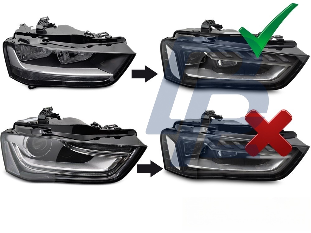 Headlights Full LED Sequential DRL for Audi A4 B8 2012–2015 - 7