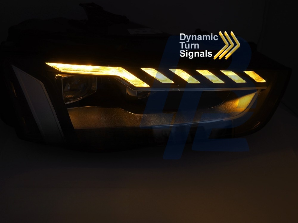 Headlights Full LED Sequential DRL for Audi A4 B8 2012–2015 - 2