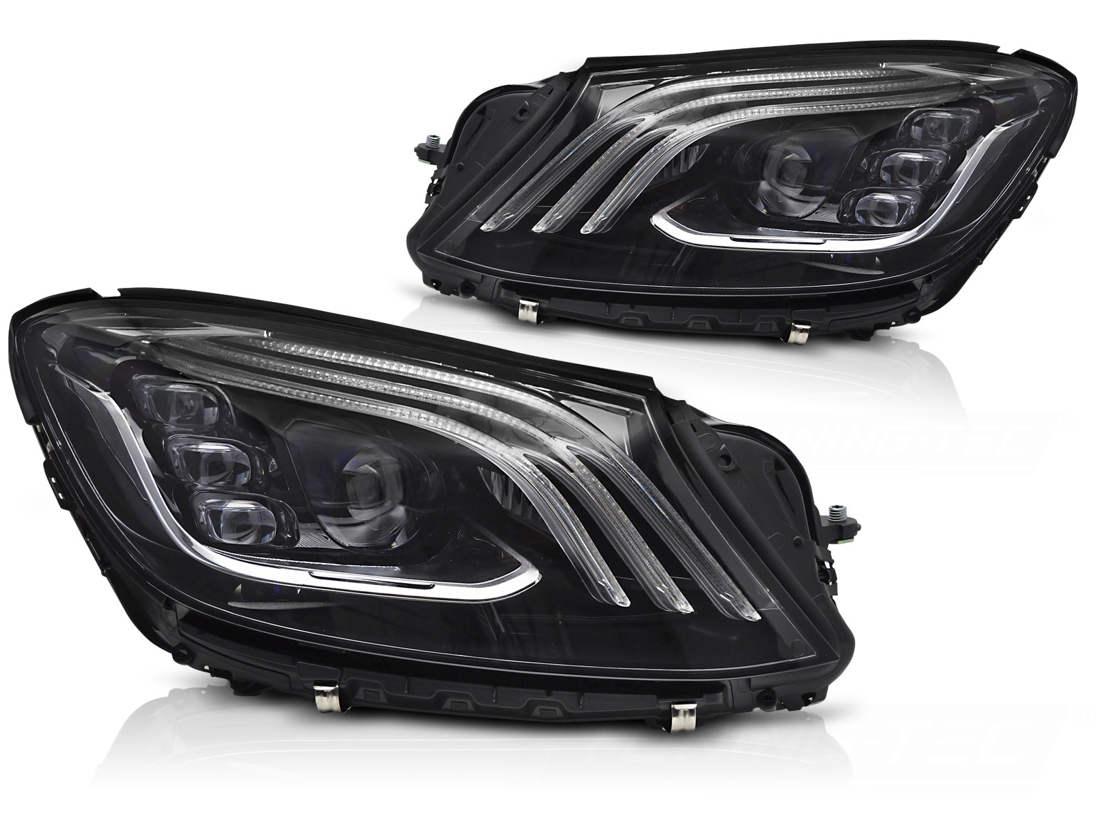 STRÅLKASTARE FULL LED DRL TILL MERCEDES S-KLASS W222 2013-2017