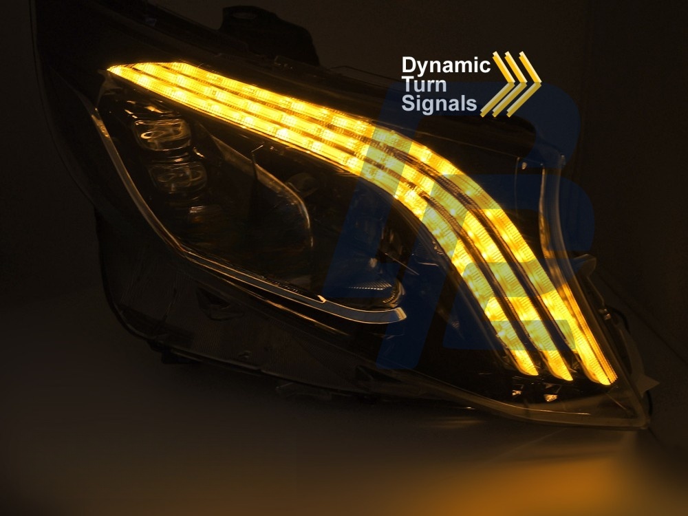 Headlights Full LED Sequential DRL for Mercedes V-Class / Vito W447 2014–2023 - 4
