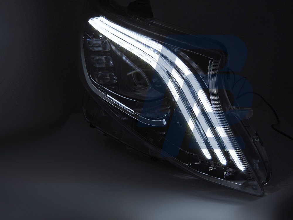 Headlights Full LED Sequential DRL for Mercedes V-Class / Vito W447 2014–2023 - 3