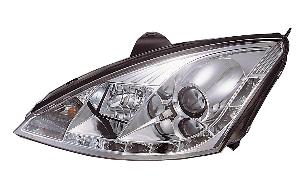 FORD FOCUS MK1 01-04 STRÅLKASTARE SET DRL KLARA