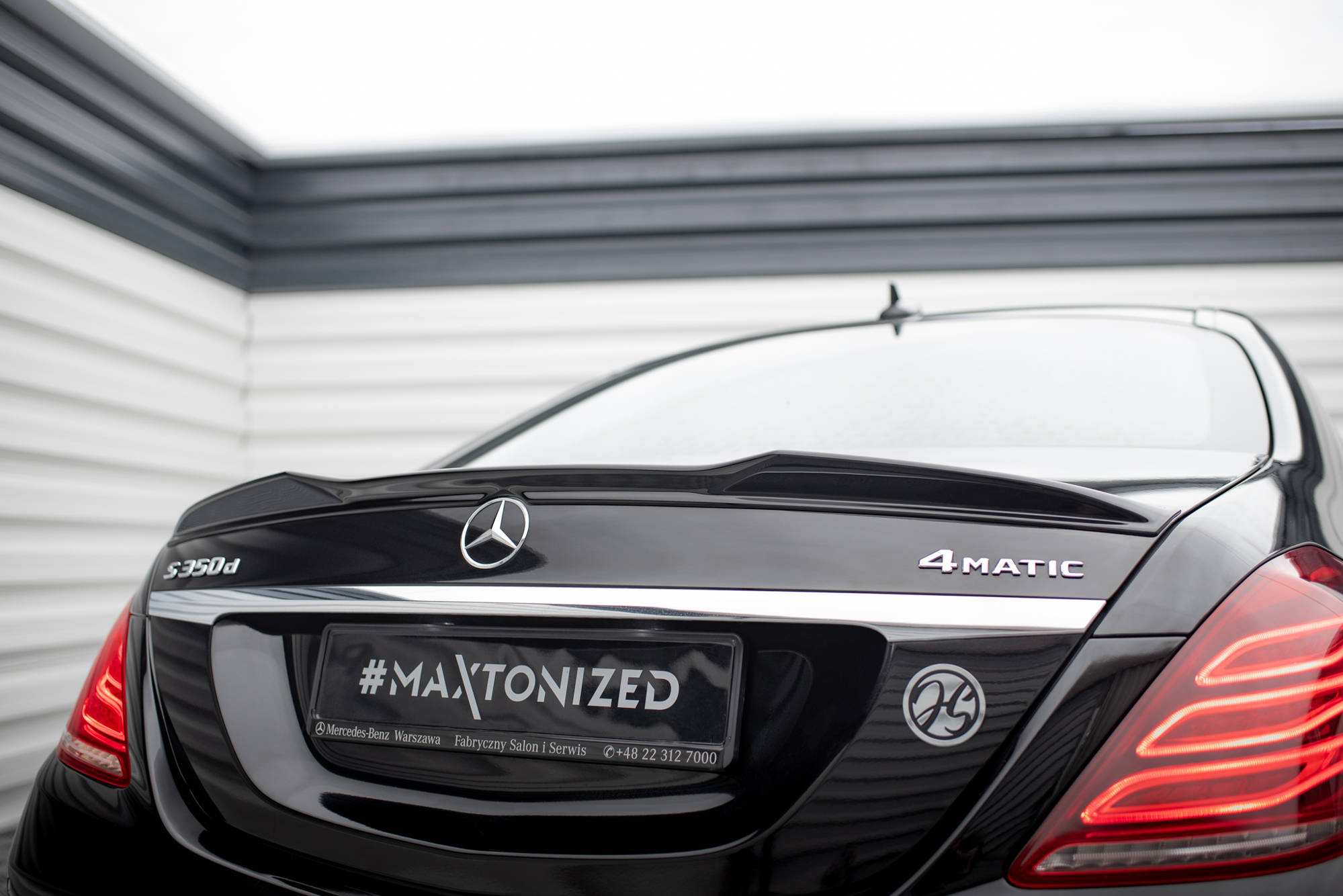 Spoiler CAP 3D Mercedes-Benz S W222 - 5